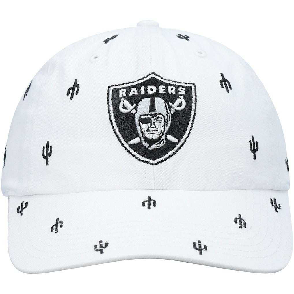 Las Vegas Raiders '47 Women's Confetti Clean Up Adjustable Hat White | 47 brand