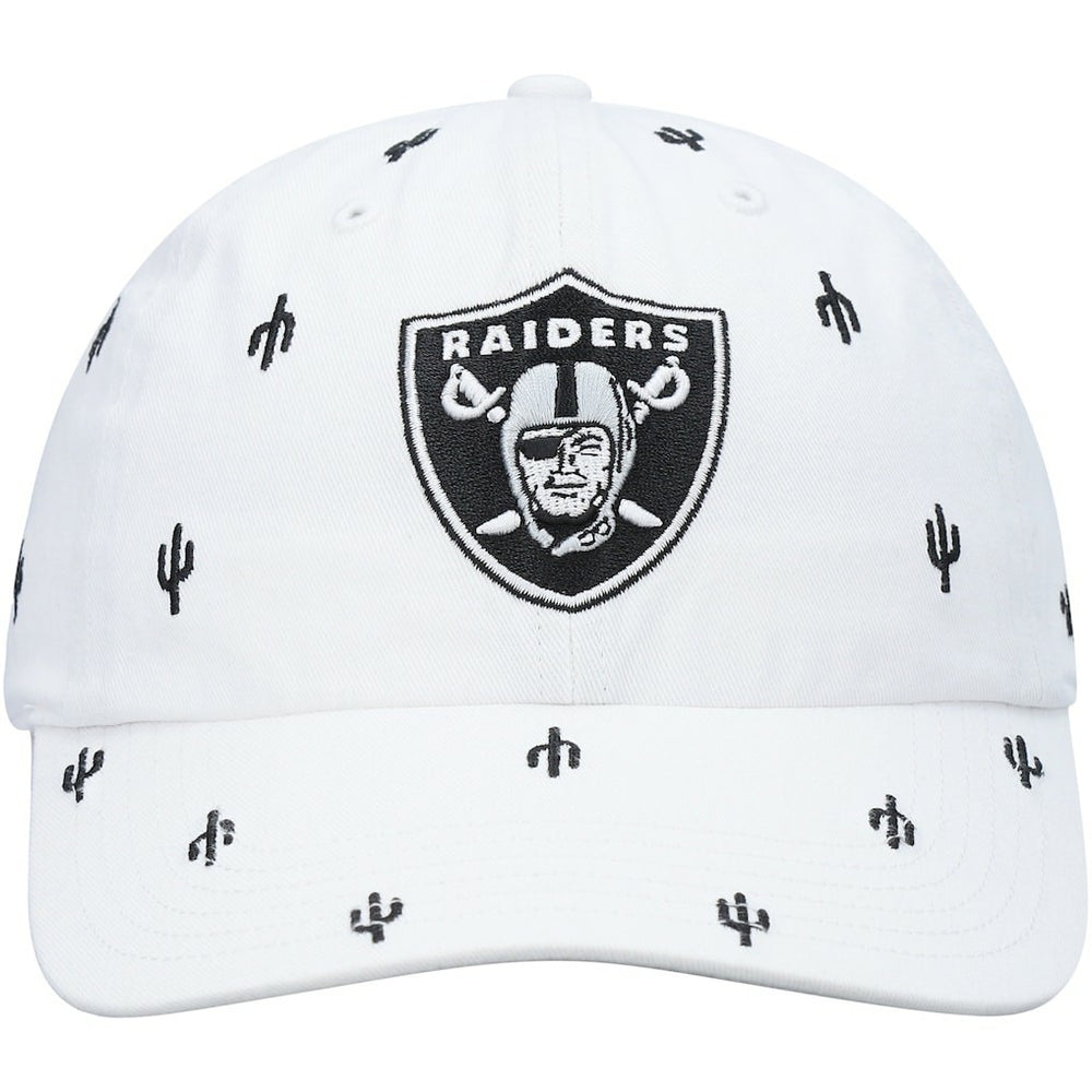 Las Vegas Raiders '47 Women's Confetti Clean Up Adjustable Hat White | 47 brand