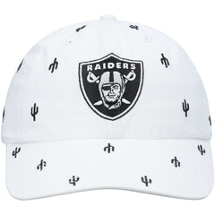 Las Vegas Raiders '47 Women's Confetti Clean Up Adjustable Hat White | 47 brand