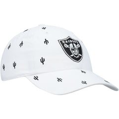 Las Vegas Raiders '47 Women's Confetti Clean Up Adjustable Hat White | 47 brand