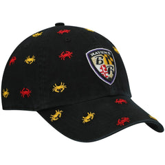 Baltimore Ravens '47 Women's Confetti Clean Up Adjustable Hat Black | 47 brand