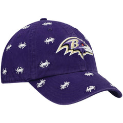 Baltimore Ravens '47 Women's Confetti Clean Up Adjustable Hat Purple | 47 brand