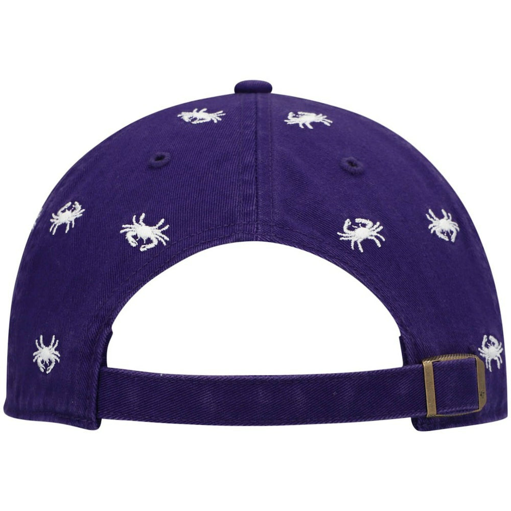 Baltimore Ravens '47 Women's Confetti Clean Up Adjustable Hat Purple | 47 brand