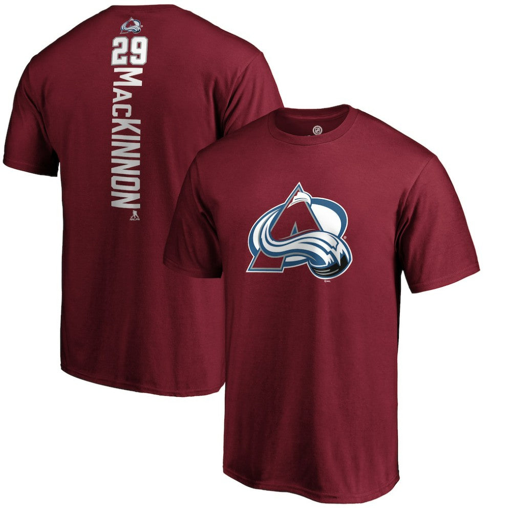 Nathan MacKinnon Colorado Avalanche Playmaker T-Shirt - Garnet - NHL