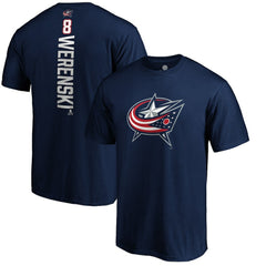 Zach Werenski Columbus Blue Jackets Playmaker T-Shirt - Navy - NHL