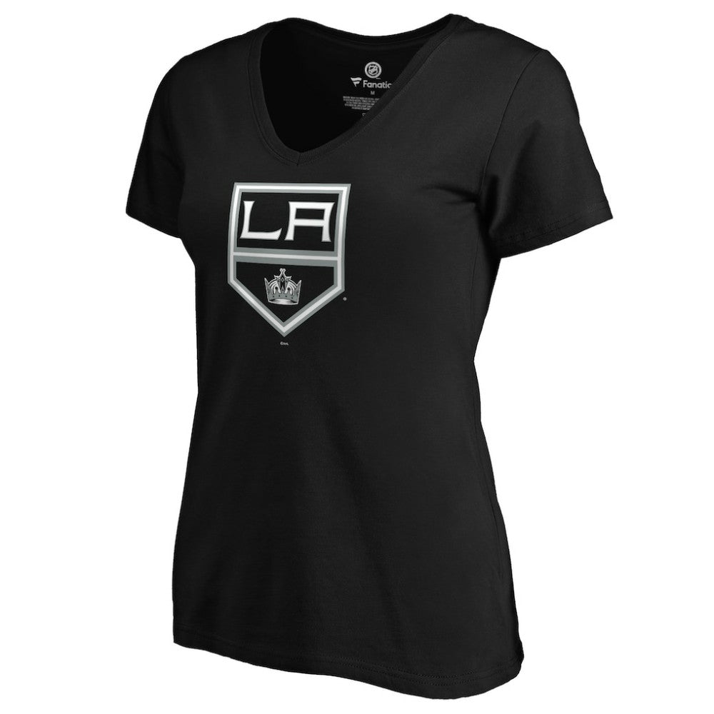 Anze Kopitar Los Angeles Kings Women's Playmaker V-Neck T-Shirt - Black - NHL