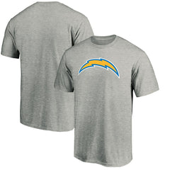 Los Angeles Chargers Primary Logo T-Shirt Heather Gray | NFL