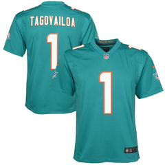 Tua Tagovailoa Miami Dolphins Youth Game Jersey Aqua | Nike for Sale
