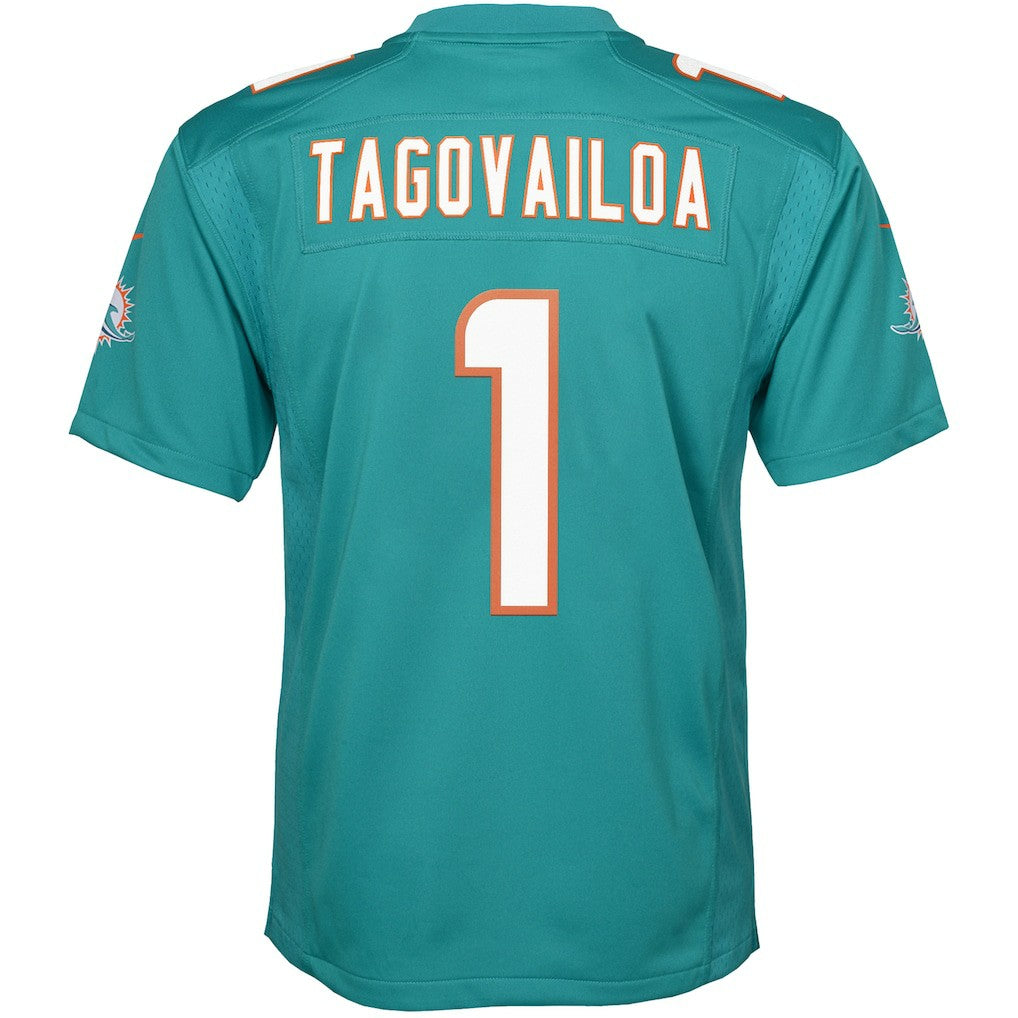 Tua Tagovailoa Miami Dolphins Youth Game Jersey Aqua | Nike for Sale