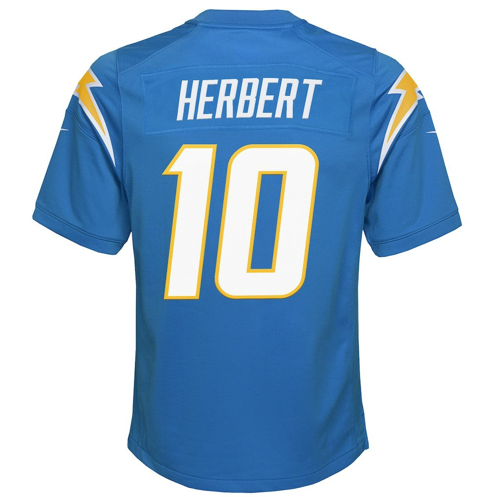 Justin Herbert Los Angeles Chargers Youth Game Jersey Powder Blue | Nike for Sale
