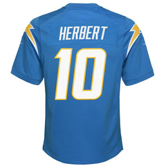 Justin Herbert Los Angeles Chargers Youth Game Jersey Powder Blue | Nike for Sale