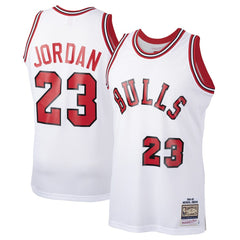 Michael Jordan Chicago Bulls 1984/85 Hardwood Classics Rookie Authentic Jersey White - NBA