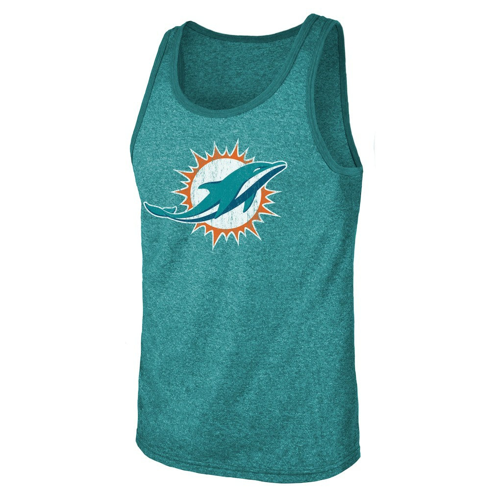 Tua Tagovailoa Miami Dolphins Majestic Threads Name & Number Tri-Blend Tank Top Aqua | NFL