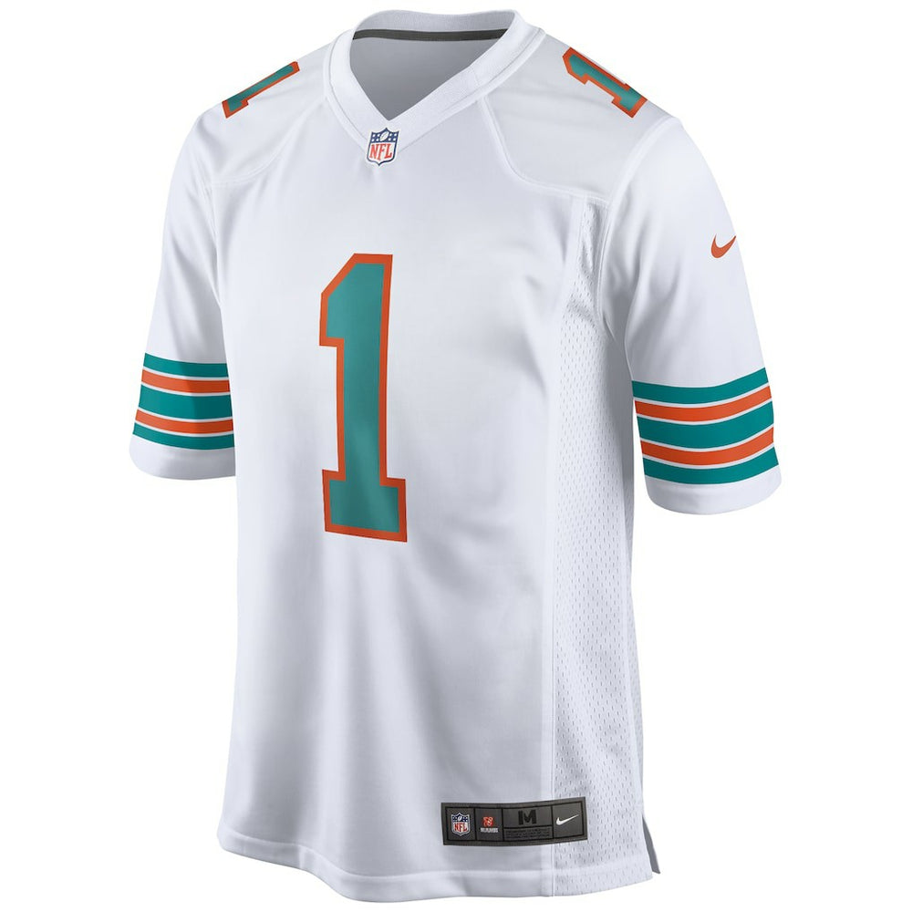 Tua Tagovailoa Miami Dolphins 2nd Alternate Game Jersey White | Nike for Sale