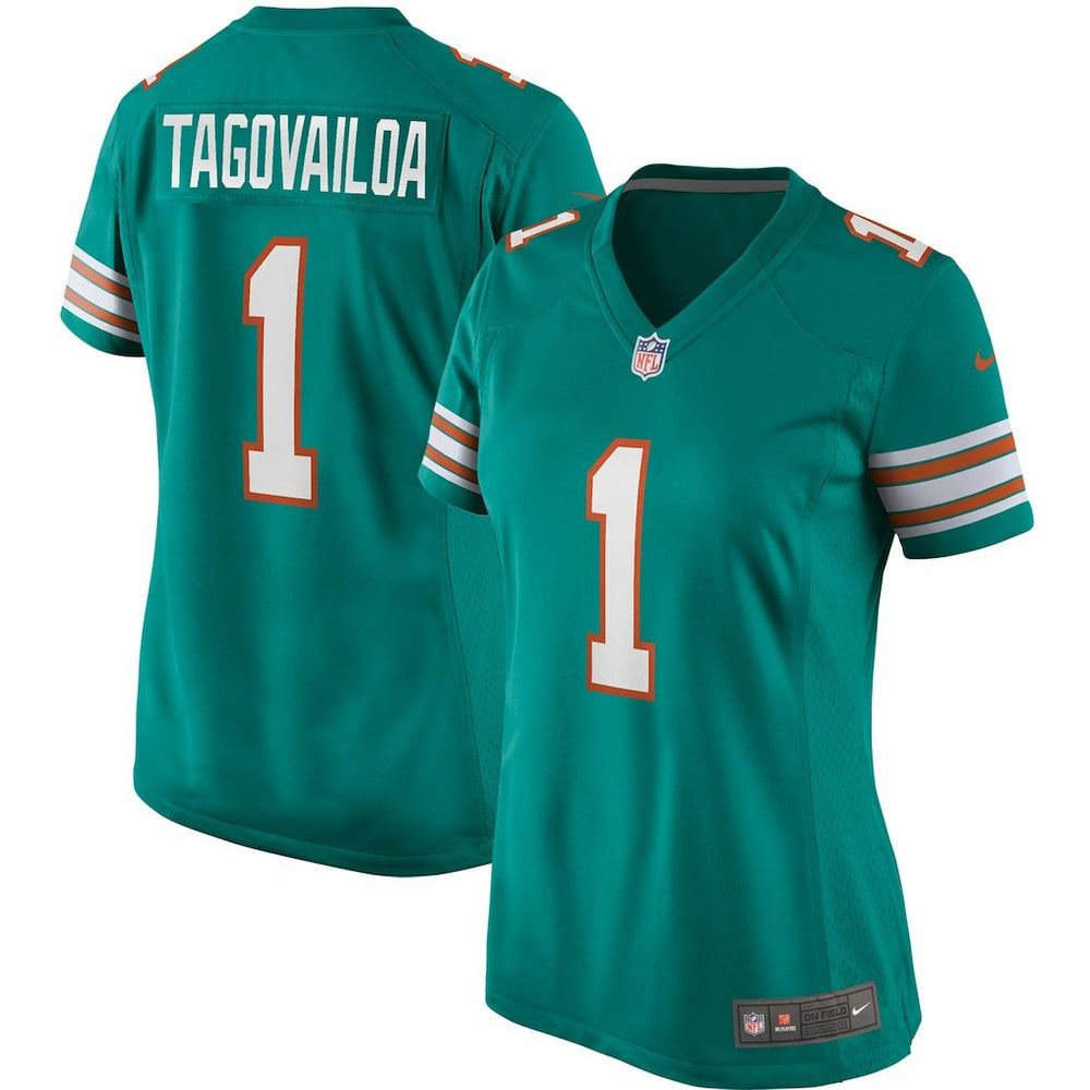 Tua Tagovailoa Miami Dolphins Women's Alternate Game Jersey Aqua | Nike for Sale