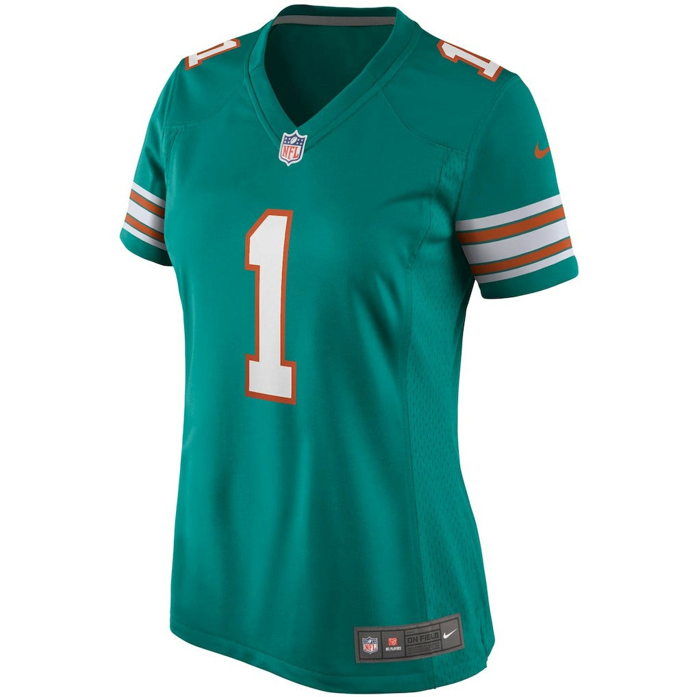Tua Tagovailoa Miami Dolphins Women's Alternate Game Jersey Aqua | Nike for Sale