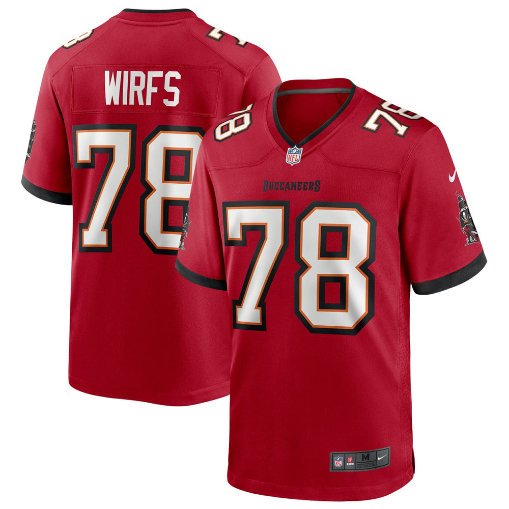 Tristan Wirfs Tampa Bay Buccaneers Player Game Jersey Red | Nike for Sale