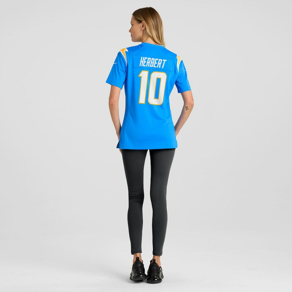 Justin Herbert Los Angeles Chargers Women's Player Game Jersey Powder Blue | Nike for Sale