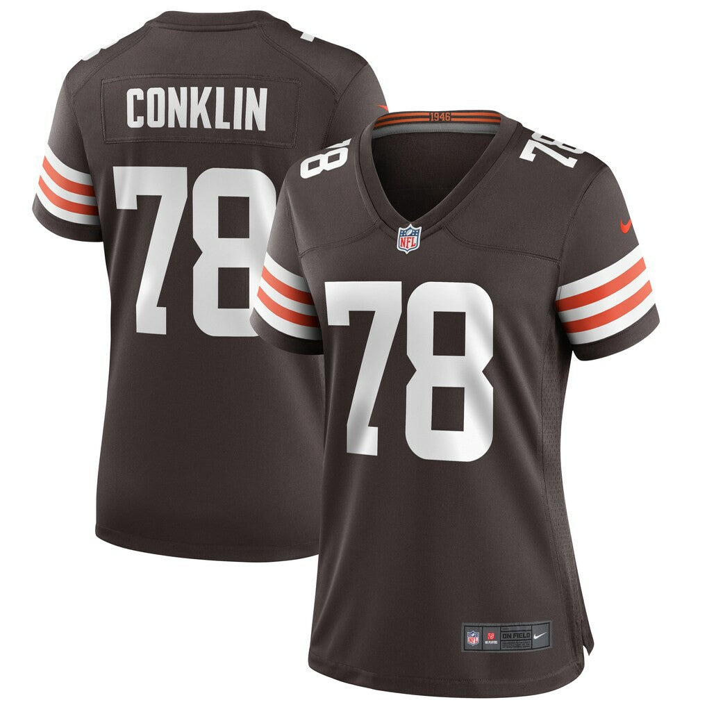 Jack Conklin Cleveland Browns Women's Player Game Jersey Brown | Nike for Sale