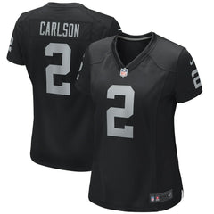 Daniel Carlson Las Vegas Raiders Women's Player Game Jersey Black | Nike for Sale