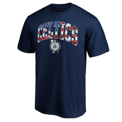 Boston Celtics Banner Wave T-Shirt Navy - NBA