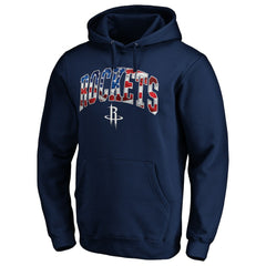 Houston Rockets Banner Wave Pullover Hoodie Navy - NBA
