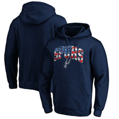 San Antonio Spurs Banner Wave Pullover Hoodie Navy - NBA