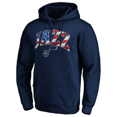Utah Jazz Banner Wave Pullover Hoodie Navy - NBA