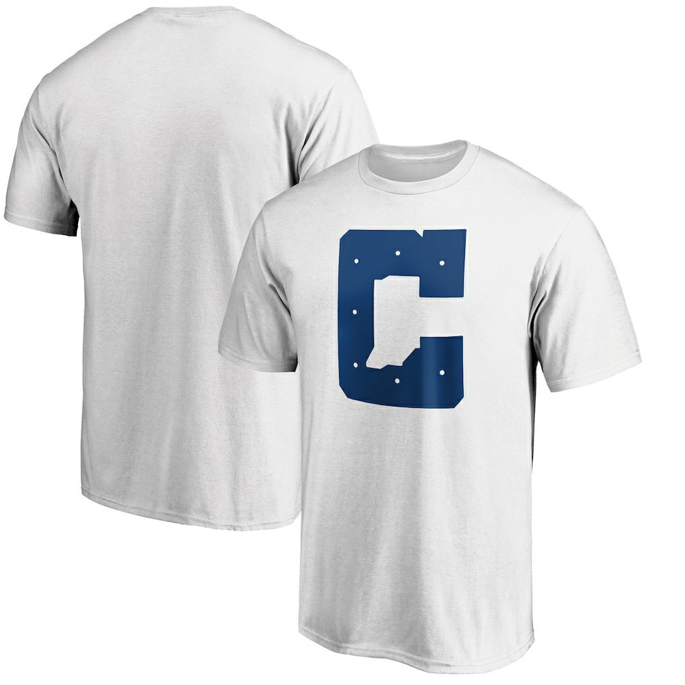 Indianapolis Colts Secondary Logo T-Shirt White | NFL