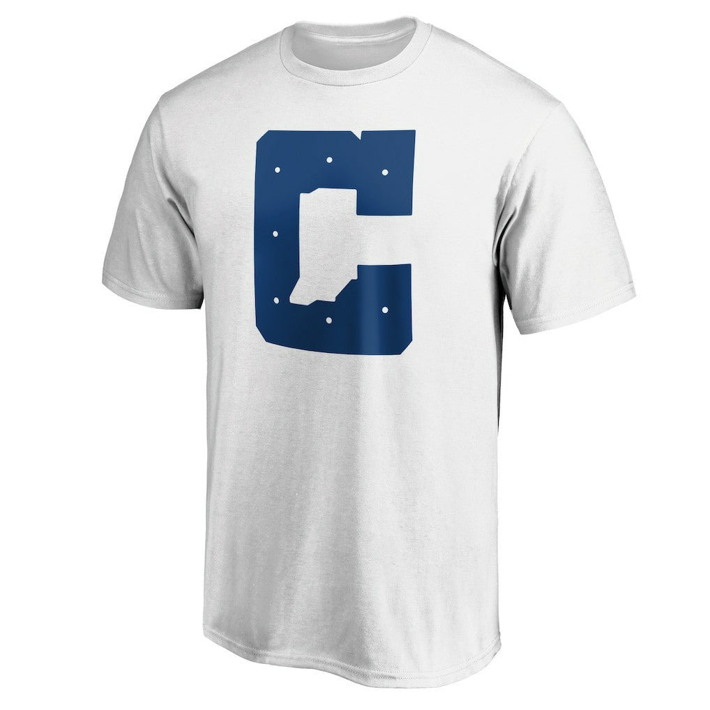 Indianapolis Colts Secondary Logo T-Shirt White | NFL
