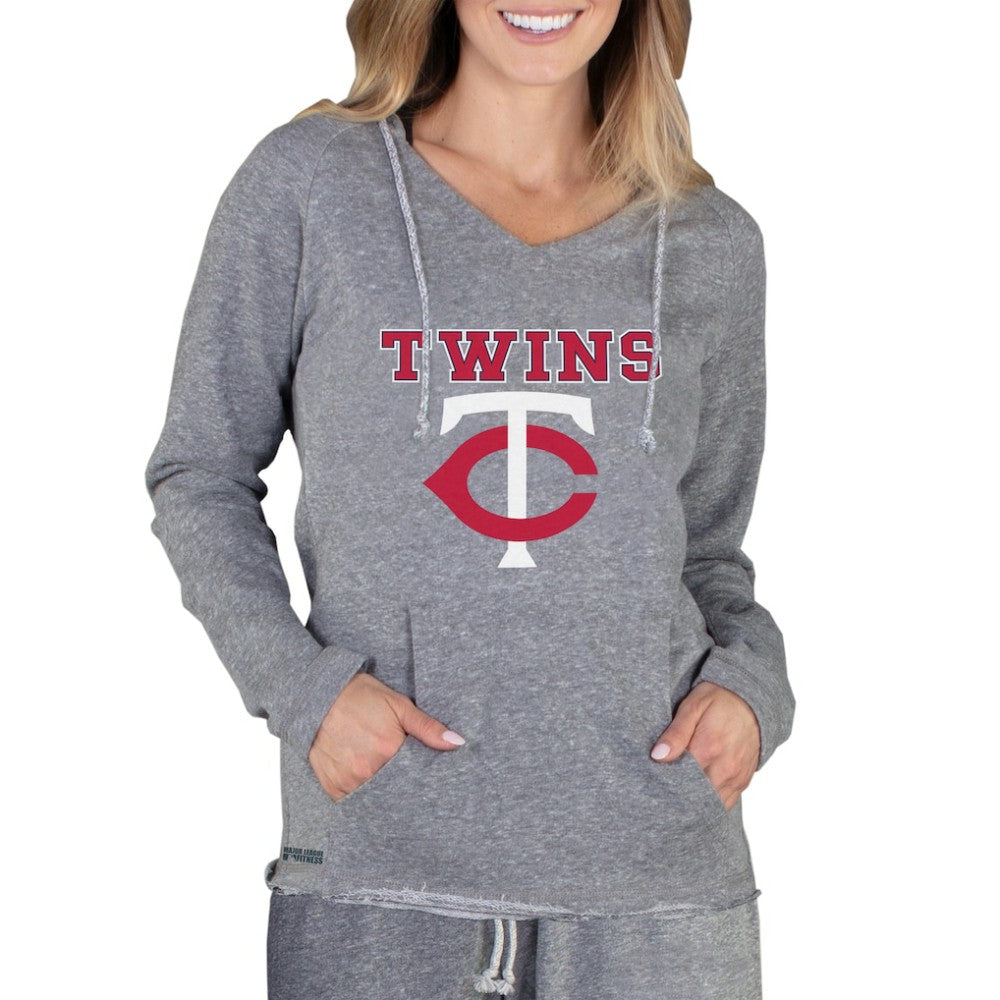 Minnesota Twins Concepts Sport Women's Mainstream Terry Long Sleeve Hoodie Top - MLB
