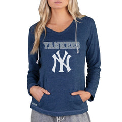 New York Yankees Concepts Sport Women's Mainstream Terry Long Sleeve Hoodie Top - MLB