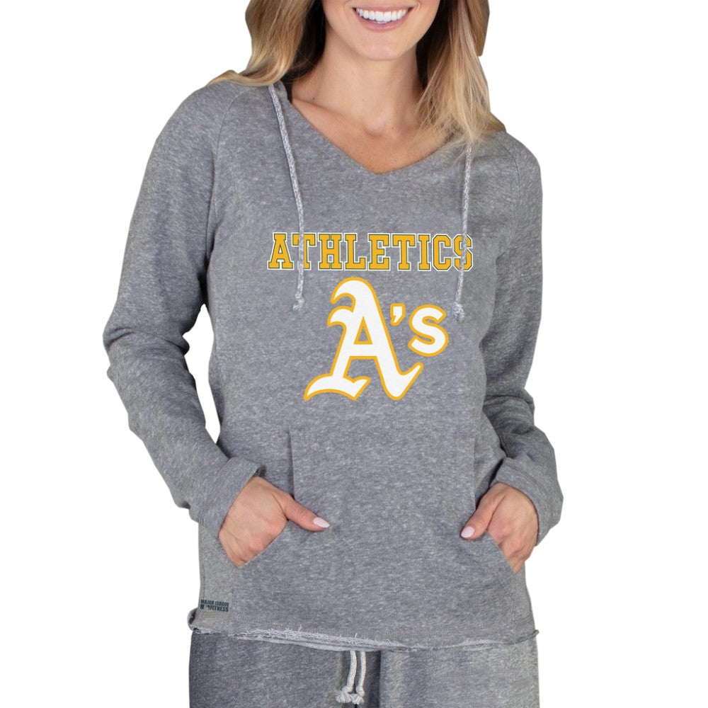 Athletics Concepts Sport Women's Mainstream Terry Long Sleeve Hoodie Top - MLB
