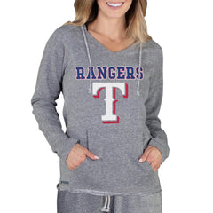 Texas Rangers Concepts Sport Women's Mainstream Terry Long Sleeve Hoodie Top - MLB