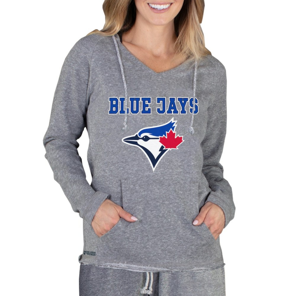 Toronto Blue Jays Concepts Sport Women's Mainstream Terry Long Sleeve Hoodie Top - MLB