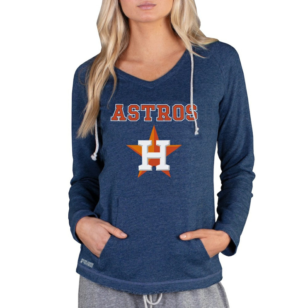 Houston Astros Concepts Sport Women's Mainstream Terry Long Sleeve Hoodie Top - MLB