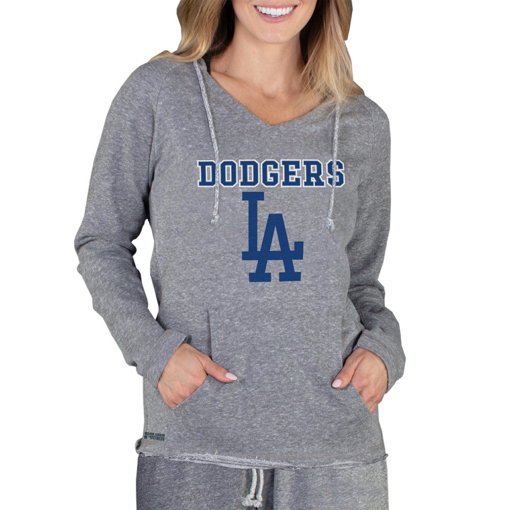 Los Angeles Dodgers Concepts Sport Women's Mainstream Terry Long Sleeve Hoodie Top - MLB