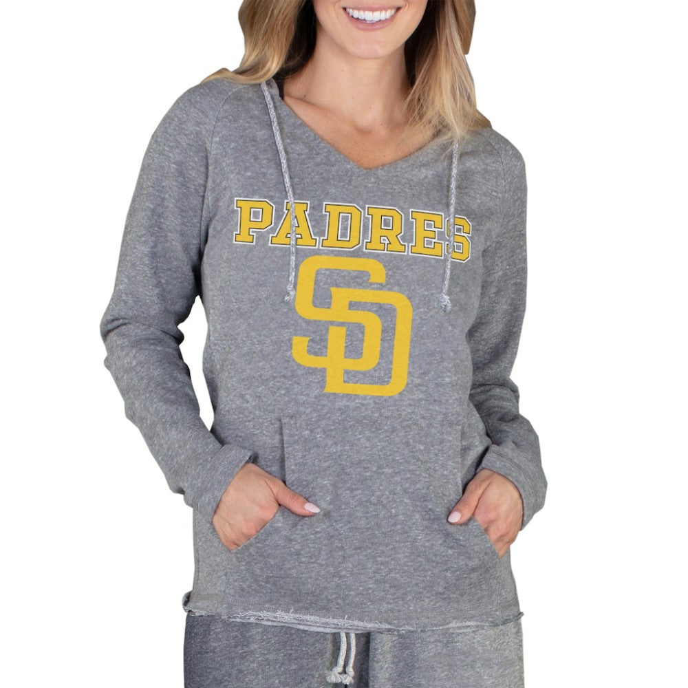 San Diego Padres Concepts Sport Women's Mainstream Terry Long Sleeve Hoodie Top - MLB