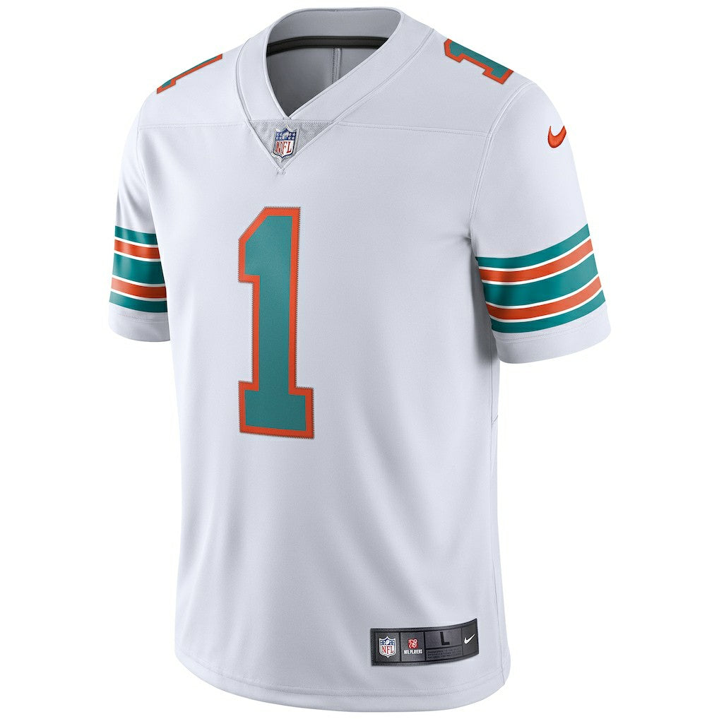 Tua Tagovailoa Miami Dolphins 2nd Alternate Vapor Limited Jersey White | Nike for Sale