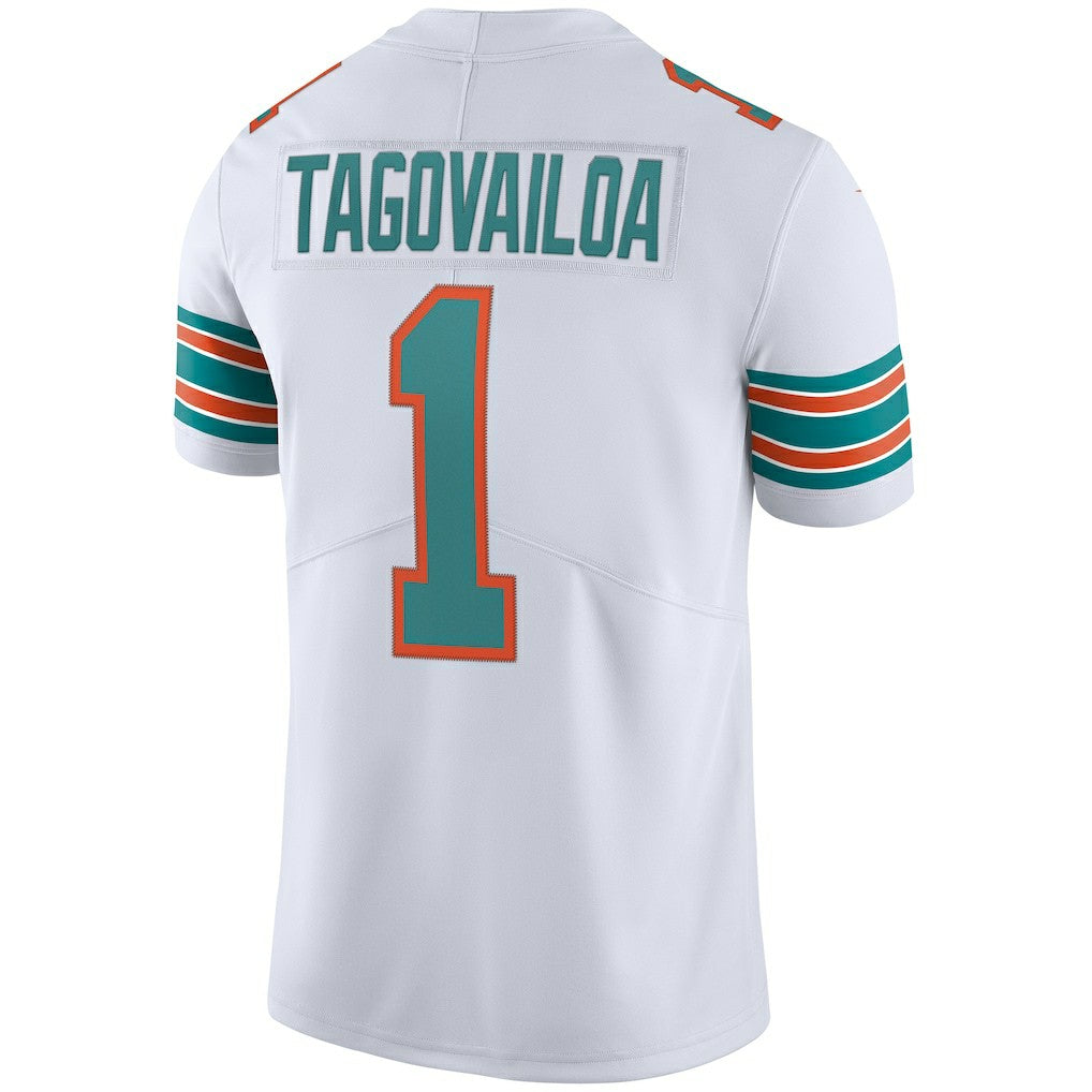 Tua Tagovailoa Miami Dolphins 2nd Alternate Vapor Limited Jersey White | Nike for Sale
