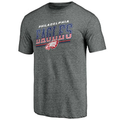 Philadelphia Eagles Team Freedom Tri-Blend T-Shirt Gray | NFL
