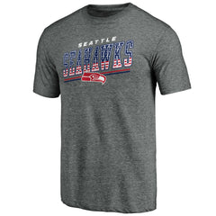 Seattle Seahawks Team Freedom Tri-Blend T-Shirt Gray | NFL