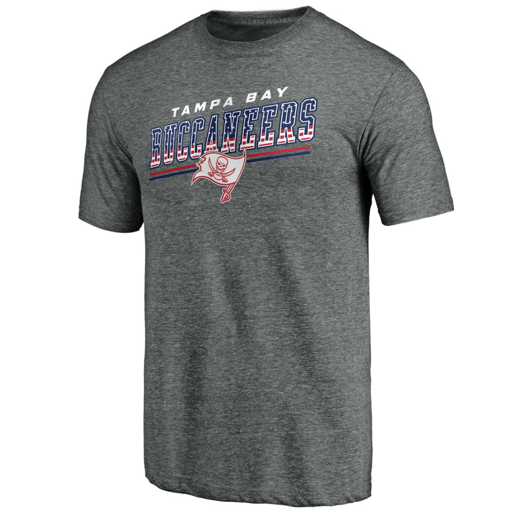 Tampa Bay Buccaneers Team Freedom Tri-Blend T-Shirt Gray | NFL
