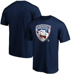 Florida Panthers Banner Wave Logo T-Shirt - Navy - NHL