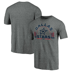 Dallas Stars Team Freedom Tri-Blend T-Shirt - Heathered Gray - NHL