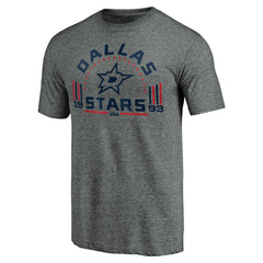 Dallas Stars Team Freedom Tri-Blend T-Shirt - Heathered Gray - NHL