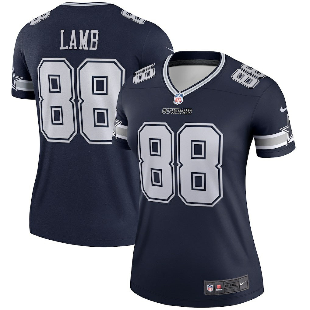 CeeDee Lamb Dallas Cowboys Women's Legend Player Performance Top Navy | Nike for Sale
