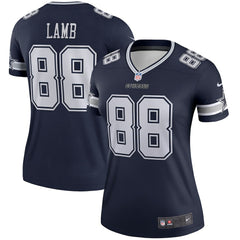 CeeDee Lamb Dallas Cowboys Women's Legend Player Performance Top Navy | Nike for Sale