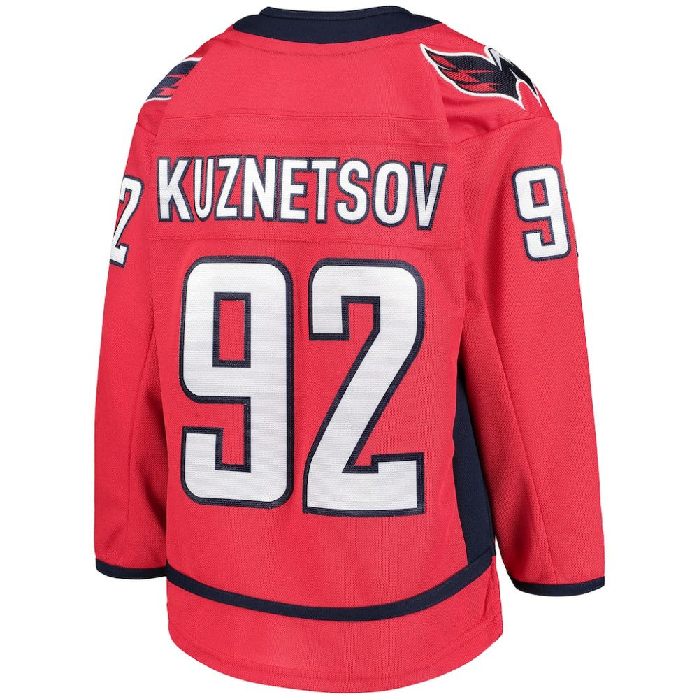 Evgeny Kuznetsov Washington Capitals Youth Home Premier Player Jersey - Red - NHL