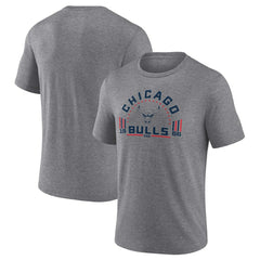 Chicago Bulls Team Freedom Tri-Blend T-Shirt Gray - NBA